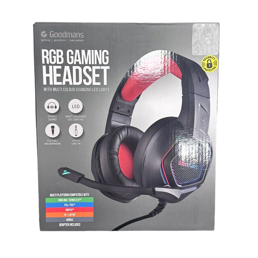 Goodmans RGB Gaming Headset (Boxed) Own4Less